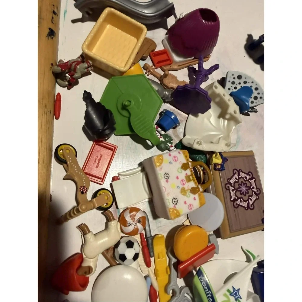 Vintage Playmobil Mixed Lot Figures Accessories Beach Boat Summer Fun Geobra